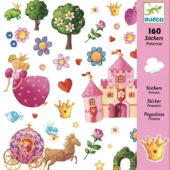Stickers princesse marguerite 160 pièces