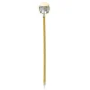 Stylo boule disco jaune doré