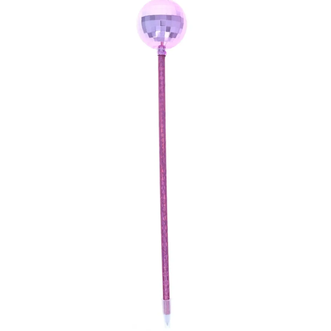 Stylo boule disco rose