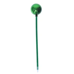Stylo boule disco vert