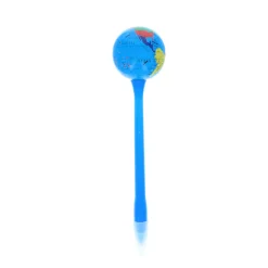 Stylo mappemonde bleue