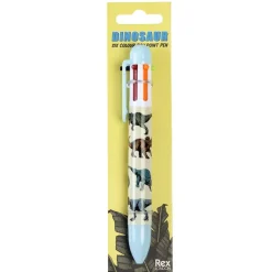 Stylo six couleurs dinosaures