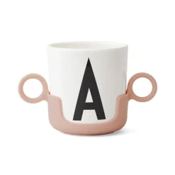 Support pour mug en mélamine rose nude
