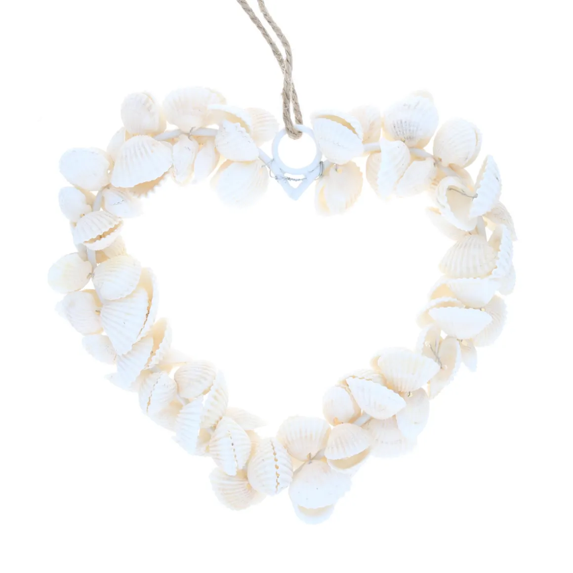 Suspension coeur coquillages
