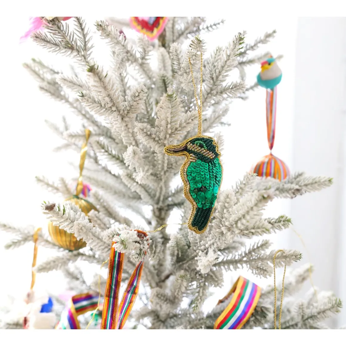 Suspension de Noël colibri