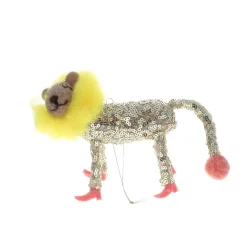Suspension de Noël lion disco
