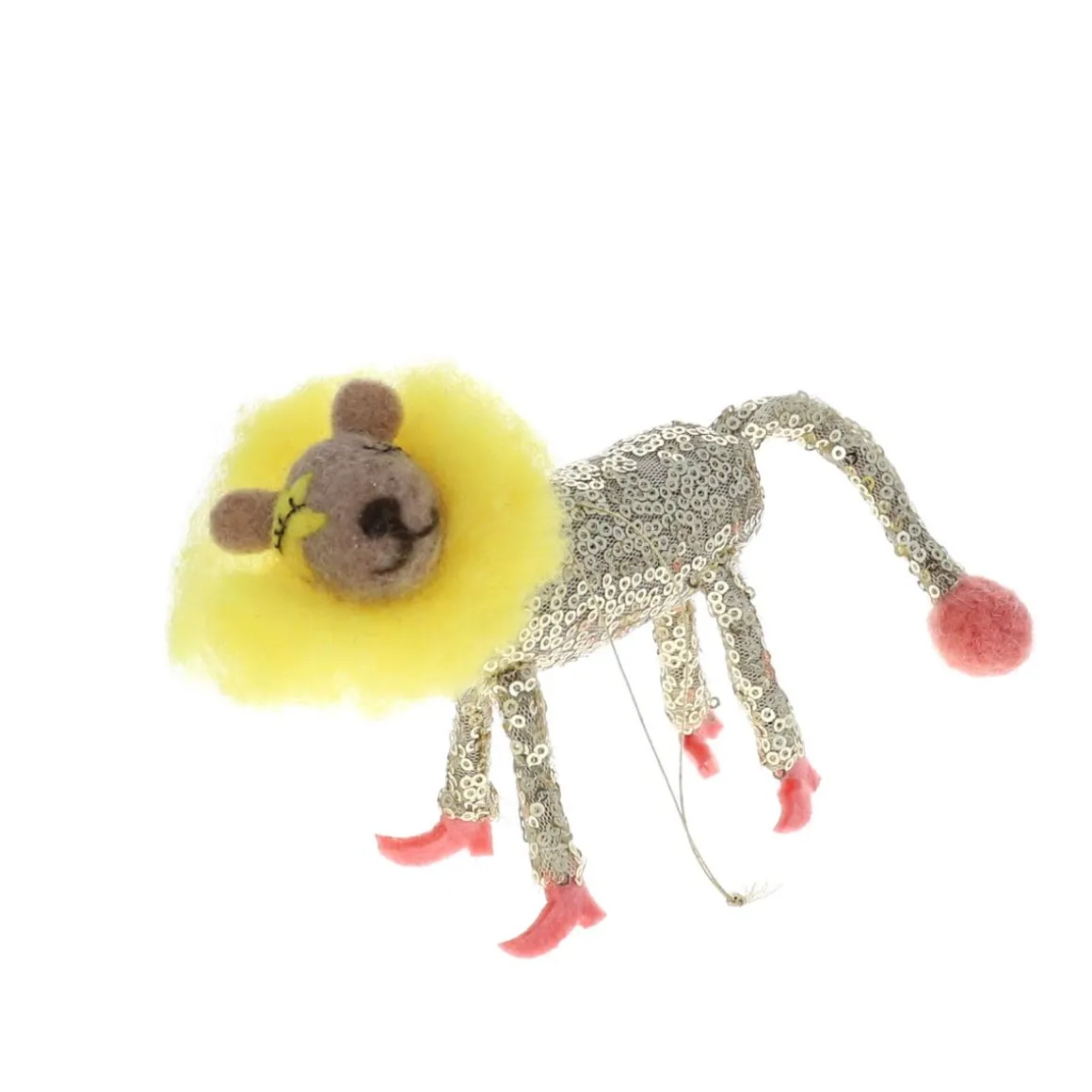 Suspension de Noël lion disco