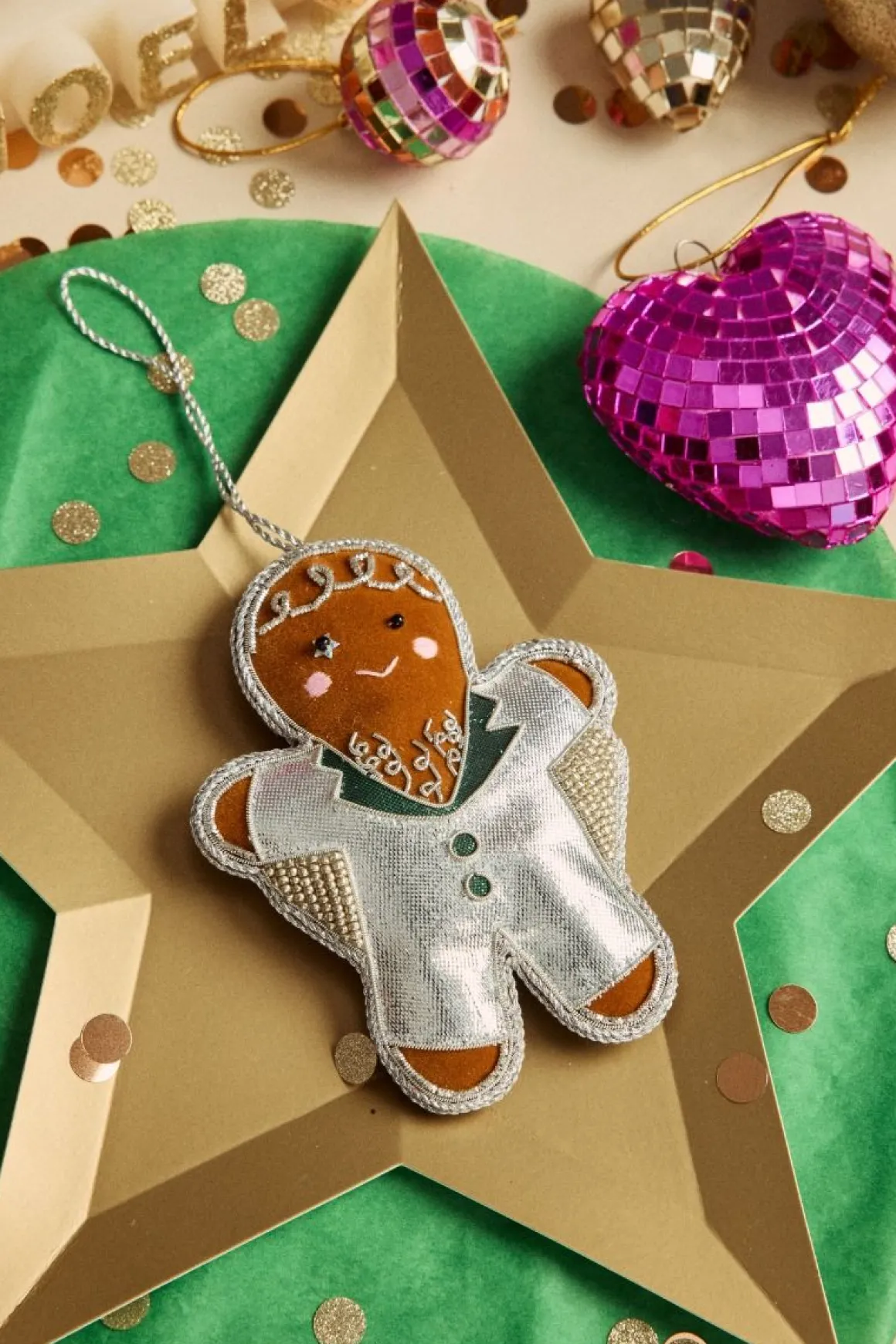 Suspension de Noël Monsieur biscuit