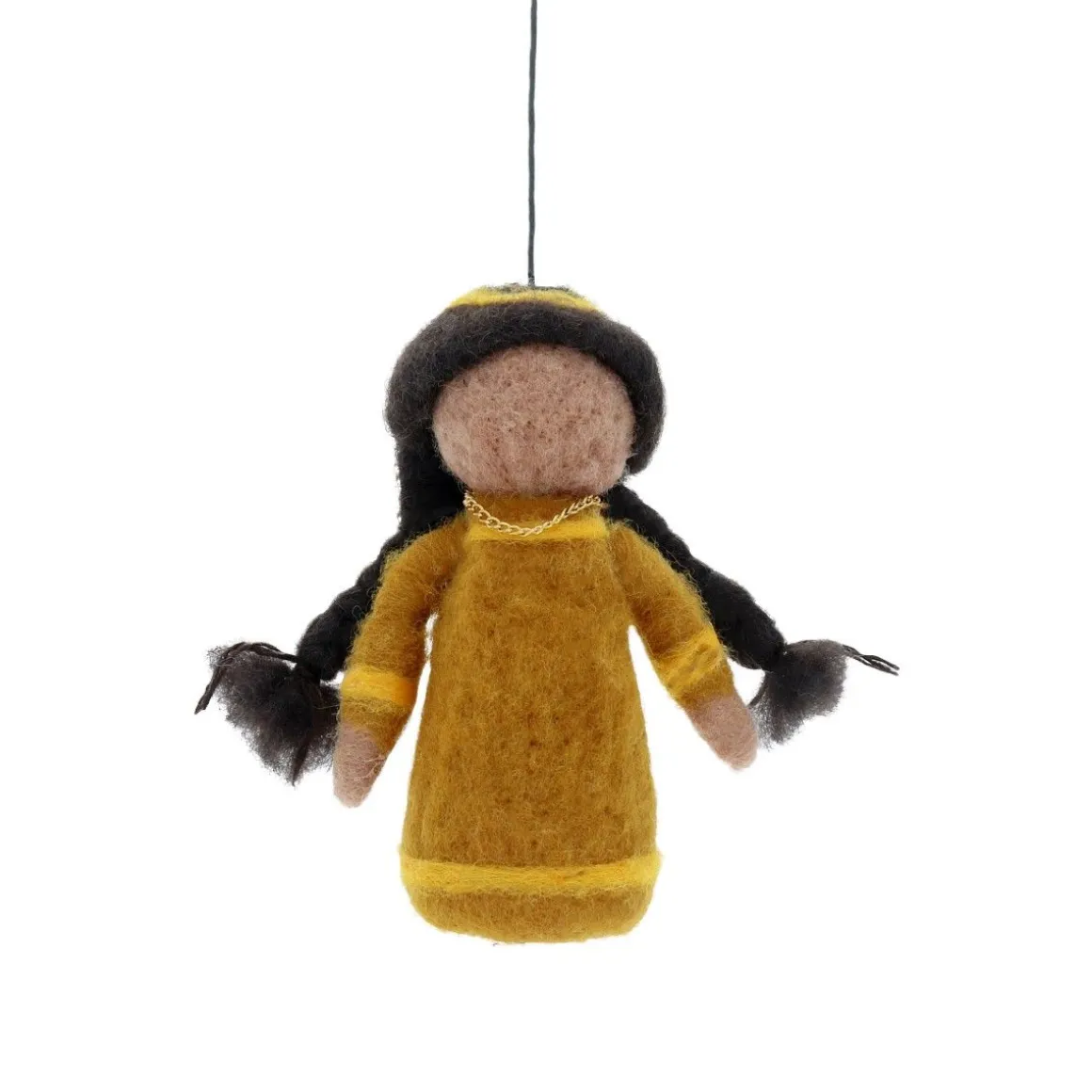 Suspension en laine indien tresses