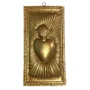 Suspension en laiton ex-voto rectangulaire