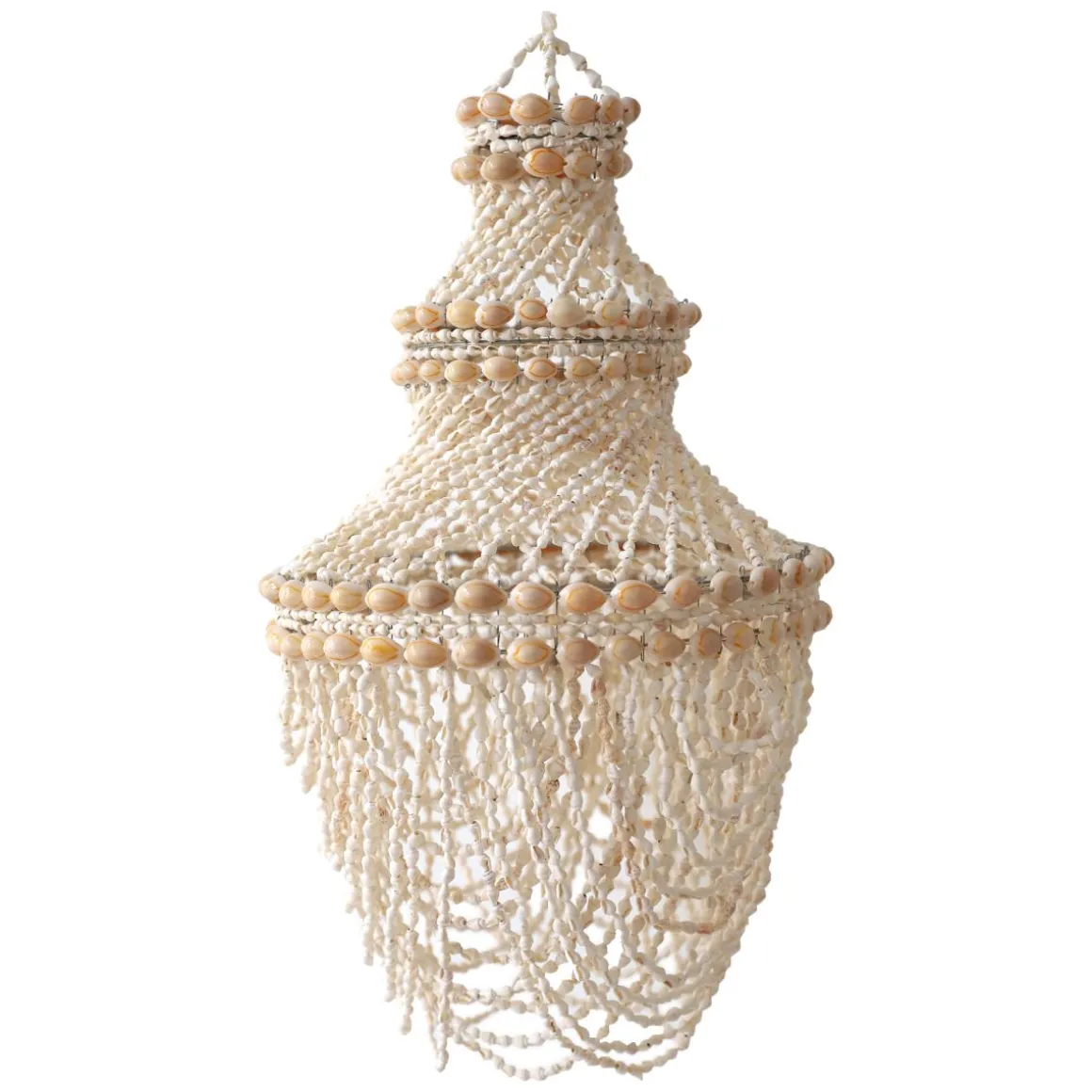 Suspension en véritable coquillages