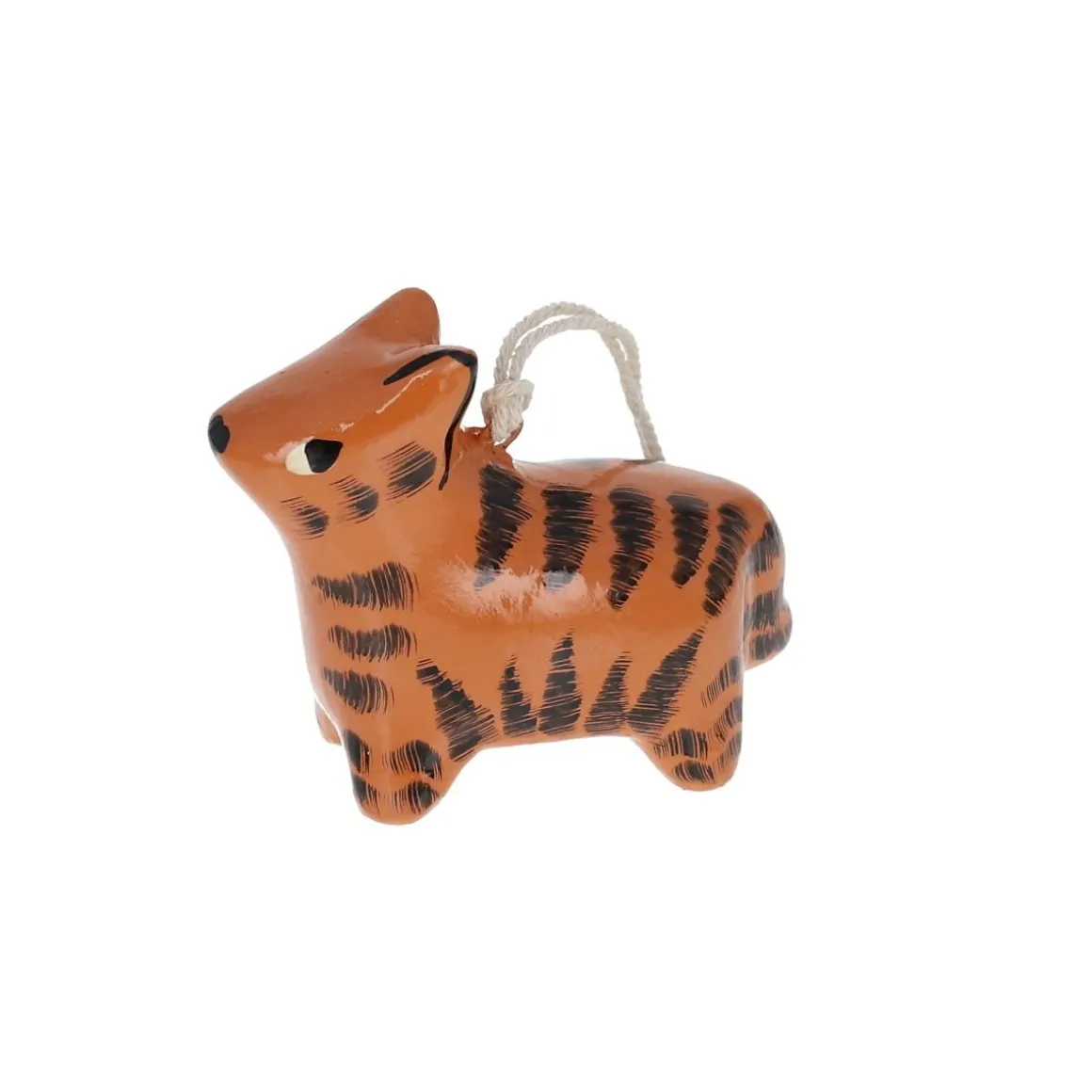 Suspension tigre en papier mâché - Tigre du Bengale