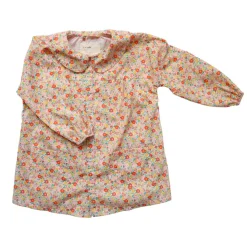 Tablier d'école enfant fleuri