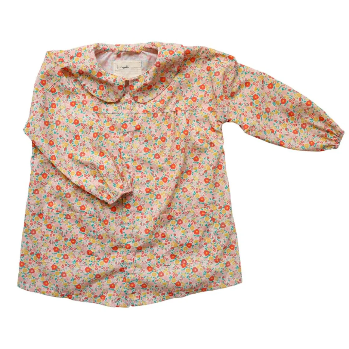 Tablier d'école enfant fleuri