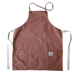 Tablier de cuisine marron