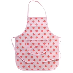 Tablier de cuisine pommes roses - Dans mon jardin