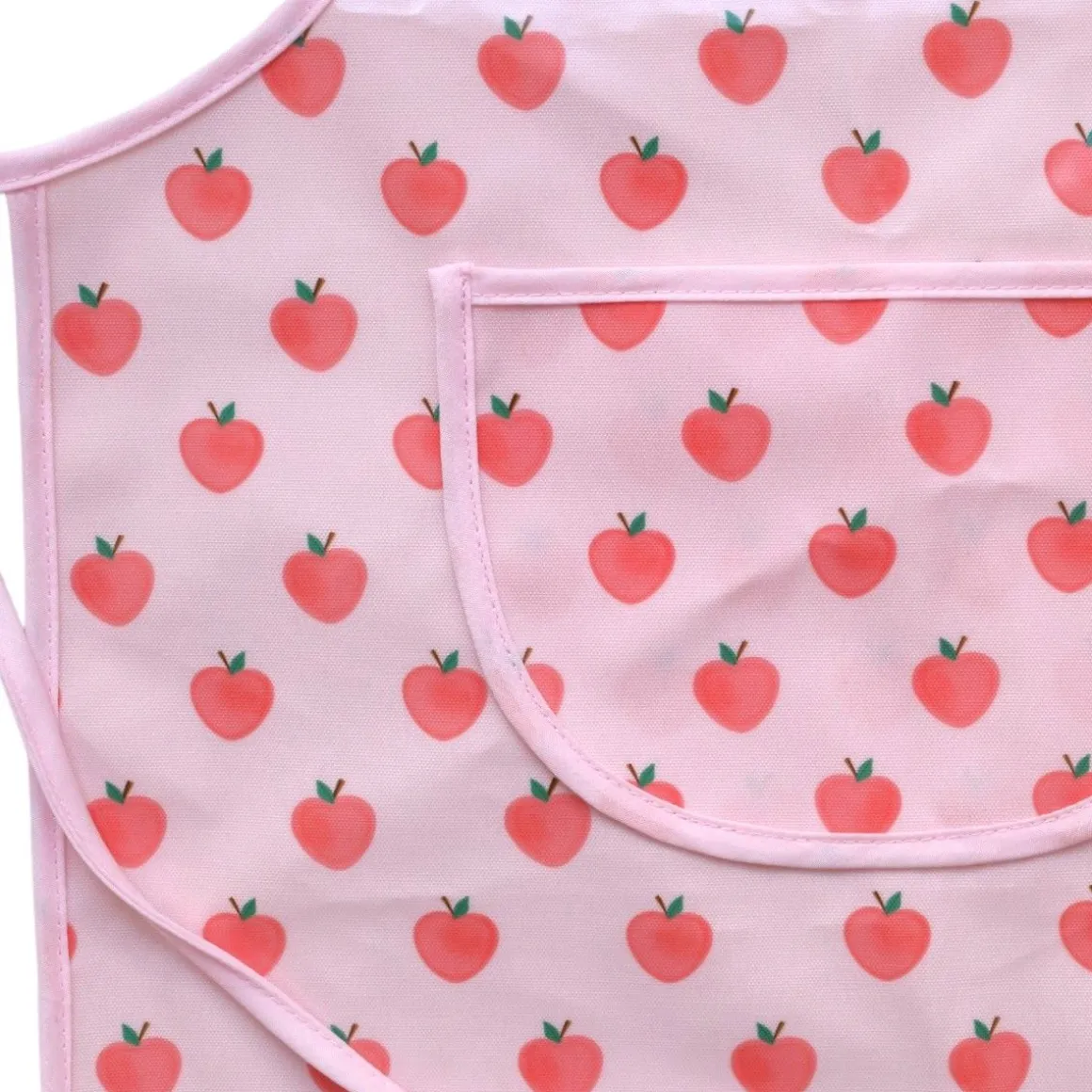 Tablier de cuisine pommes roses - Dans mon jardin