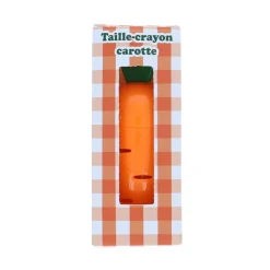 Taille-crayon carotte orange