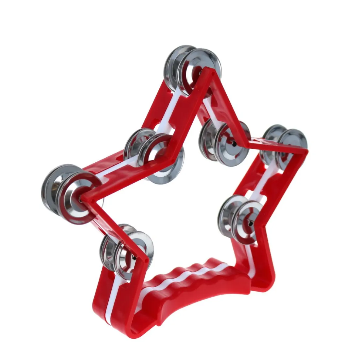 Tambourin cymbalettes étoile rouge