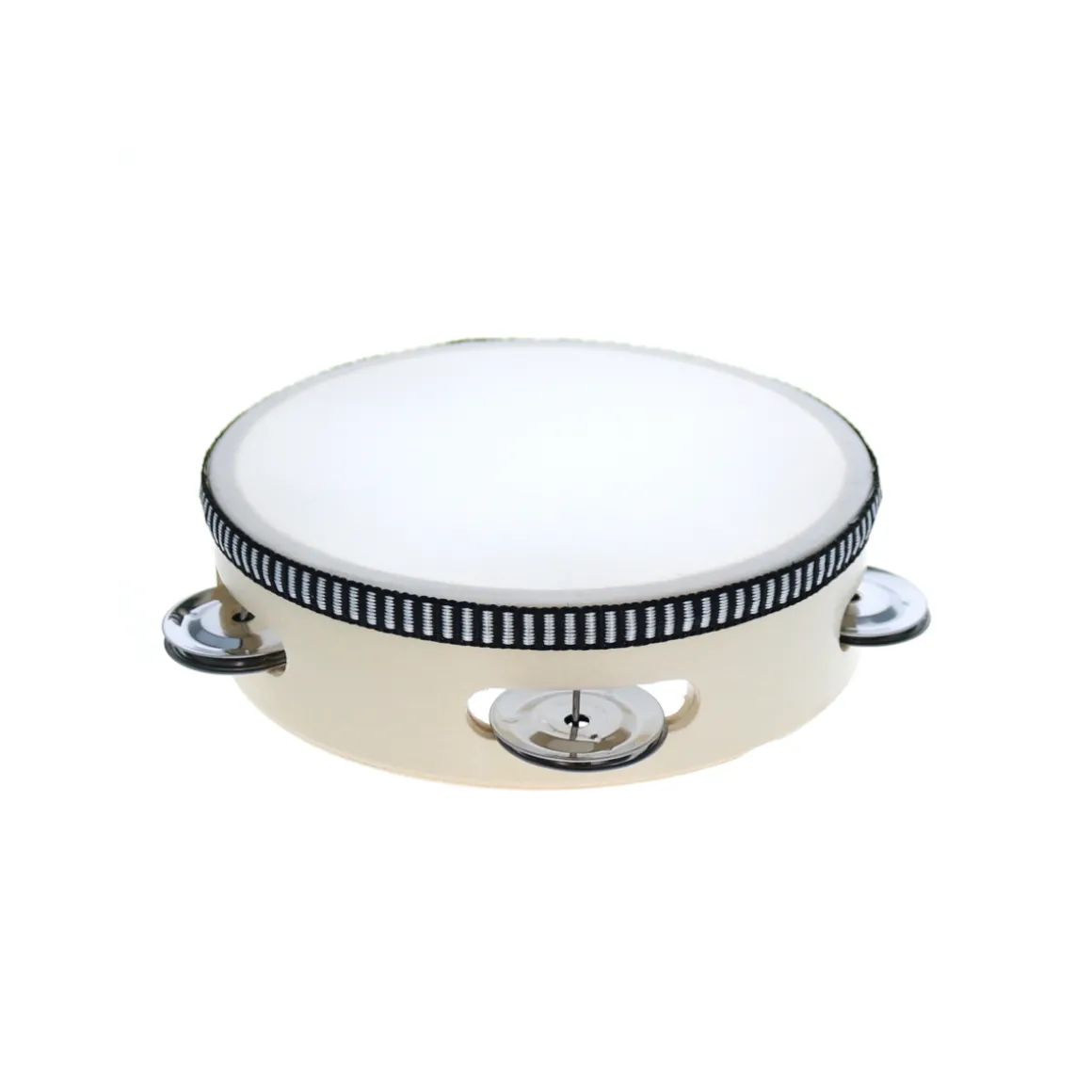 Tambourin rond à cymbales