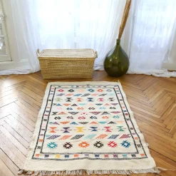 Tapis kilim berbère naturel
