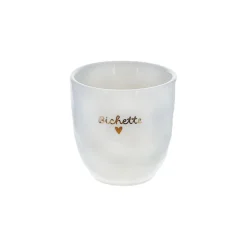 Tasse à café "Bichette" cœur doré