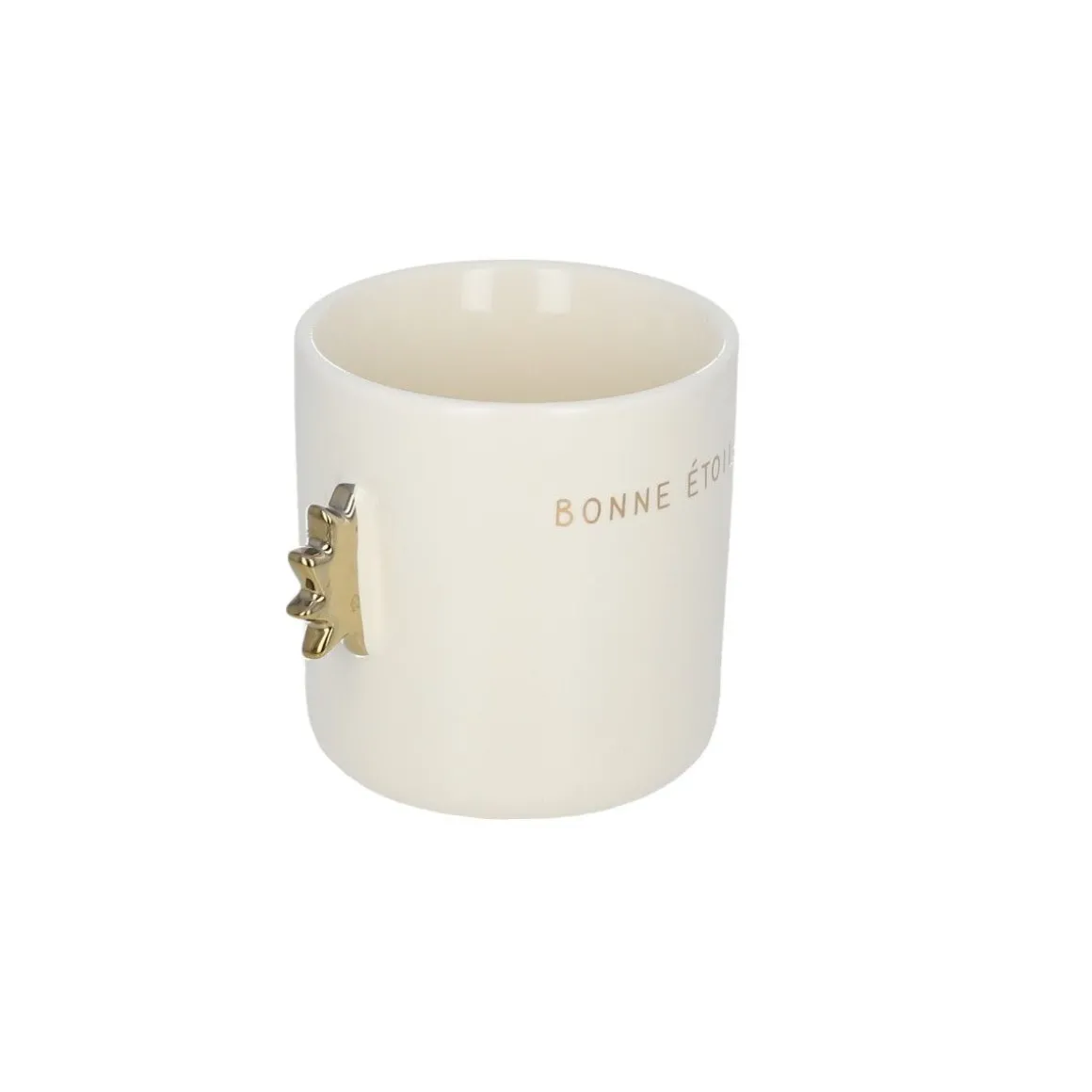 Tasse à café "Bonne étoile" dorée - Ma bonne étoile