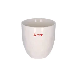 Tasse à café "Je t'aime" cœur