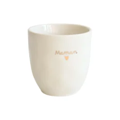 Tasse à café maman cœur doré