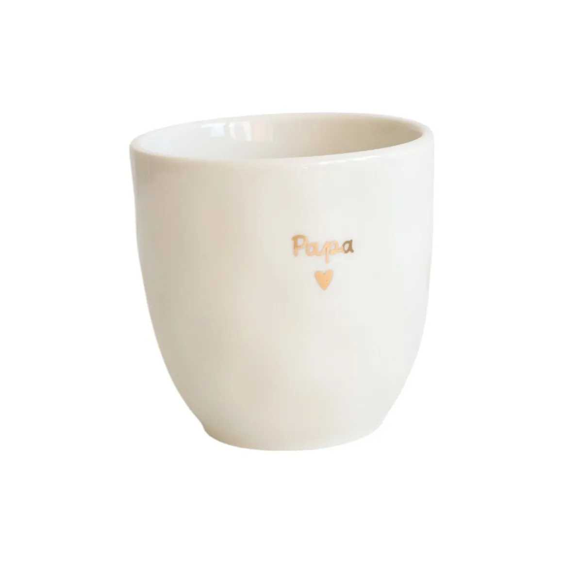 Tasse à café papa coeur doré