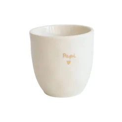 Tasse à café papi cœur doré
