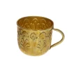 Tasse en laiton feuilles
