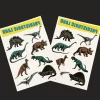 Tatouages temporaires dinosaures