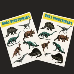 Tatouages temporaires dinosaures