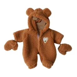 Tenue de poupée combinaison fausse fourrure ourson - Bébé Highland