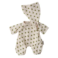 Tenue de poupée pyjama cœurs - Bébé Highland