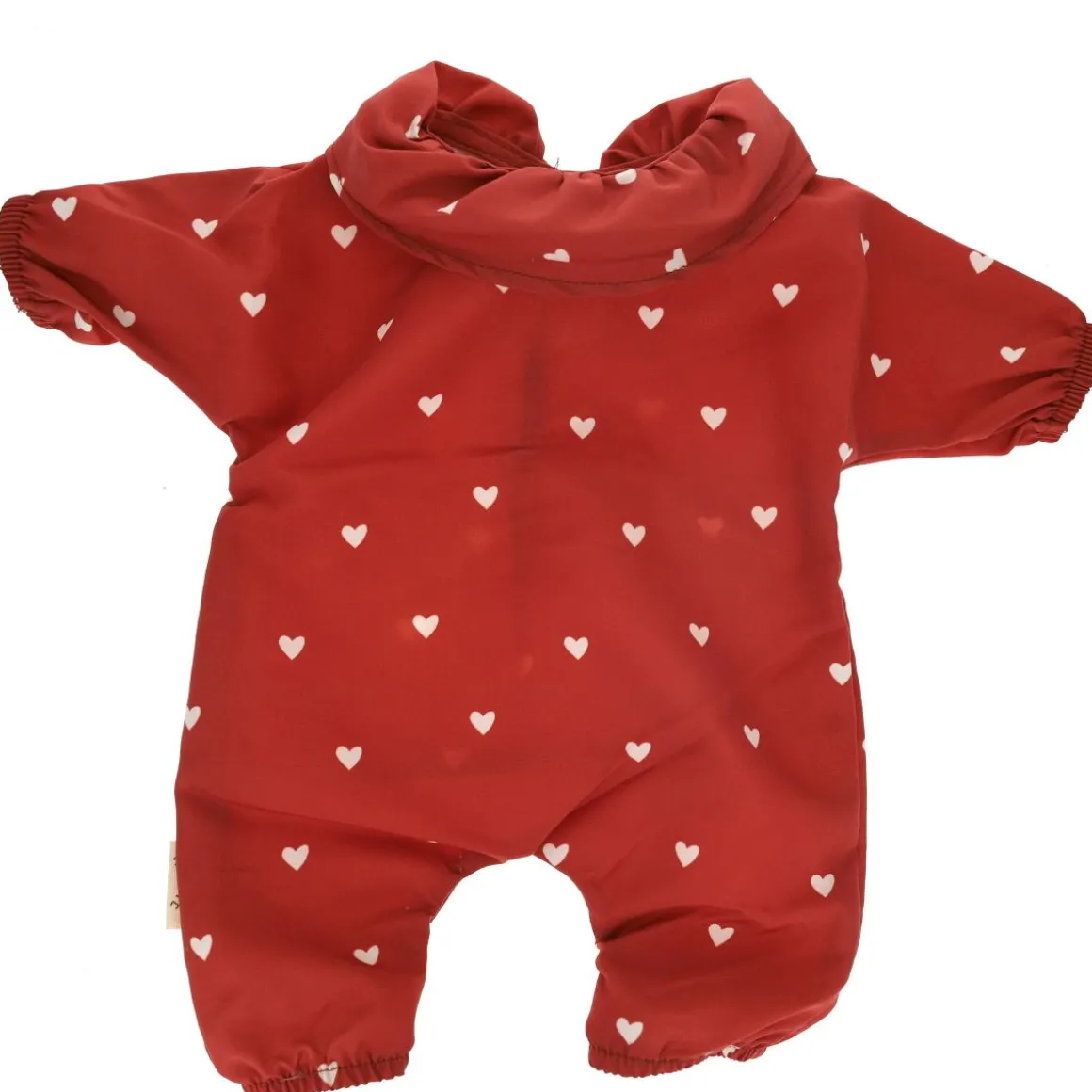 Tenue de poupée Simone cœurs terracotta