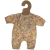 Tenue de poupée Solange fleurie jaune