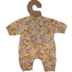 Tenue de poupée Solange fleurie jaune