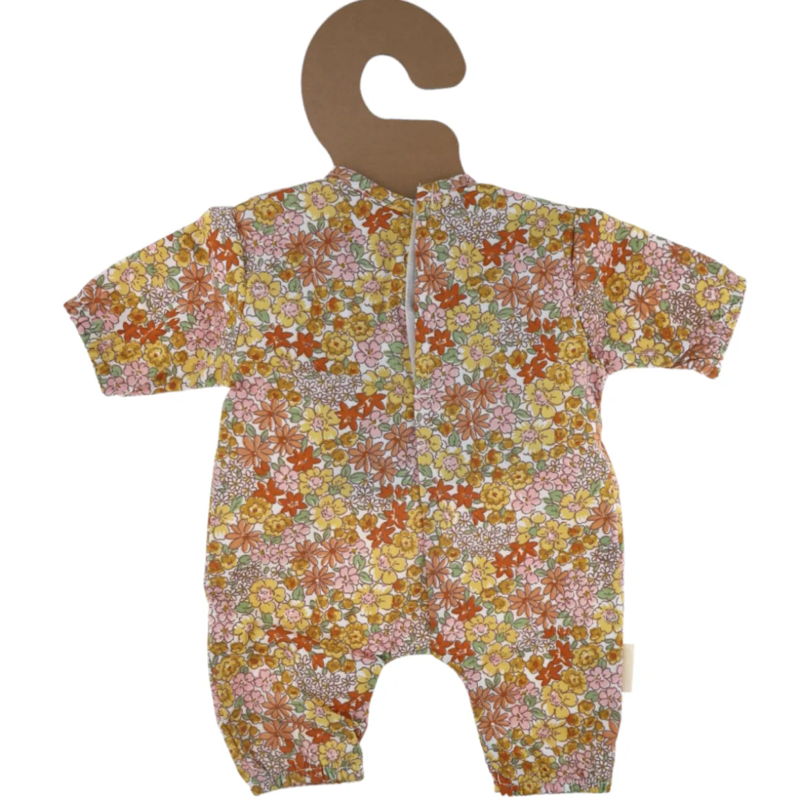 Tenue de poupée Solange fleurie jaune