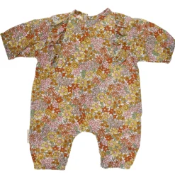 Tenue de poupée Solange fleurie jaune