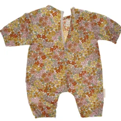 Tenue de poupée Solange fleurie jaune