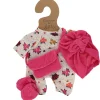 Tenue de poupée Victoire combinaison fleurie - La vie en rose