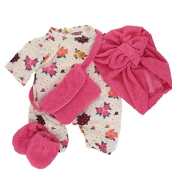 Tenue de poupée Victoire combinaison fleurie - La vie en rose