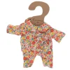 Tenue petite poupée Romane fleurie - La petite poule rousse