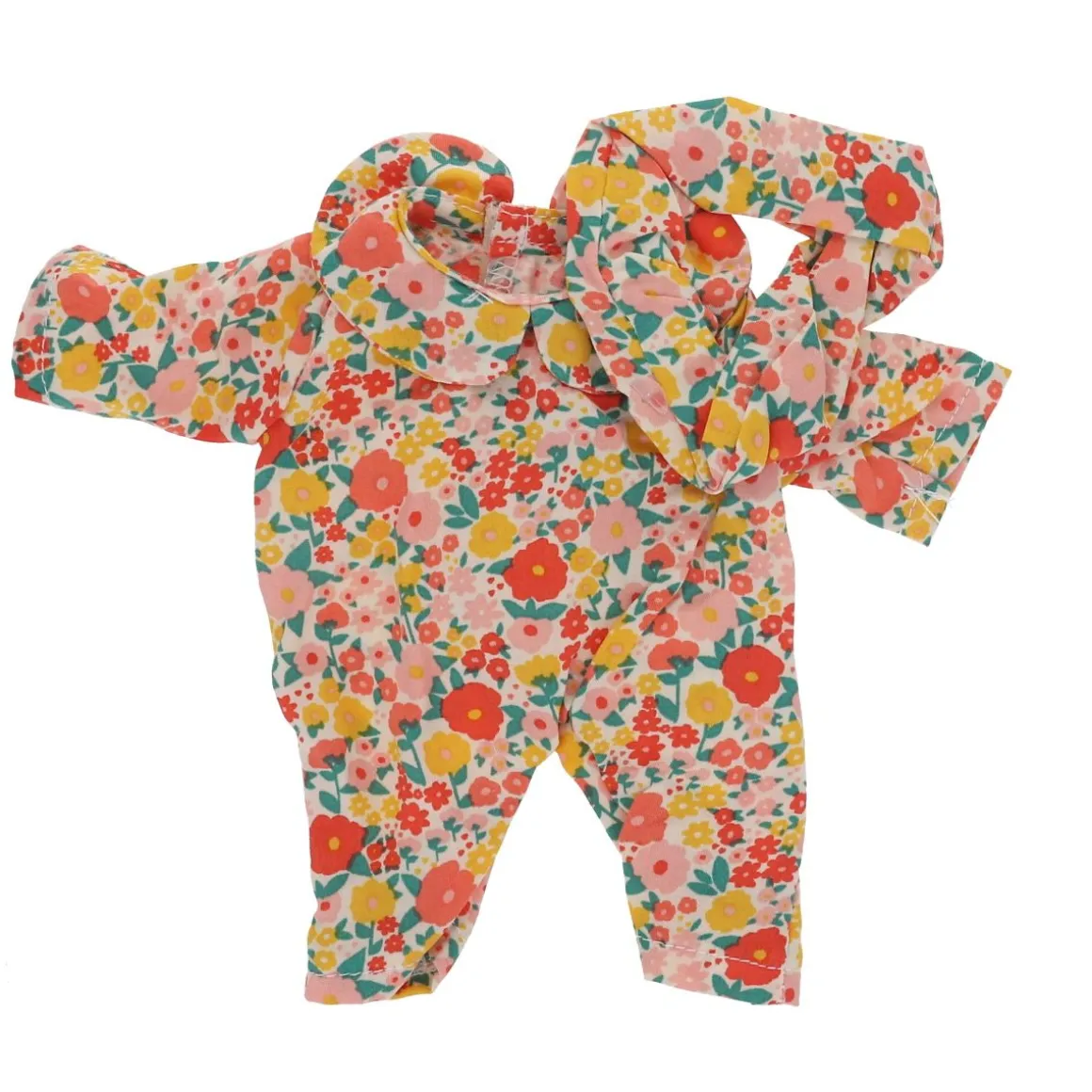 Tenue petite poupée Romane fleurie - La petite poule rousse