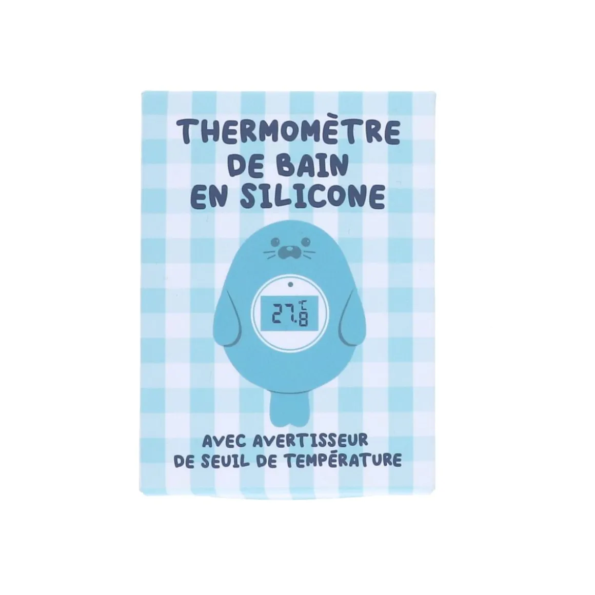 Thermomètre de bain digital en silicone phoque