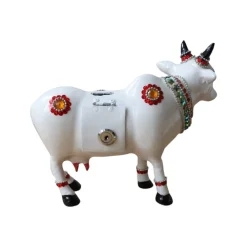 Tirelire statue vache sacrée - Mariage Indien