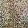Toile cirée à paillettes multicolores