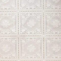 Toile Cirée dentelle écru